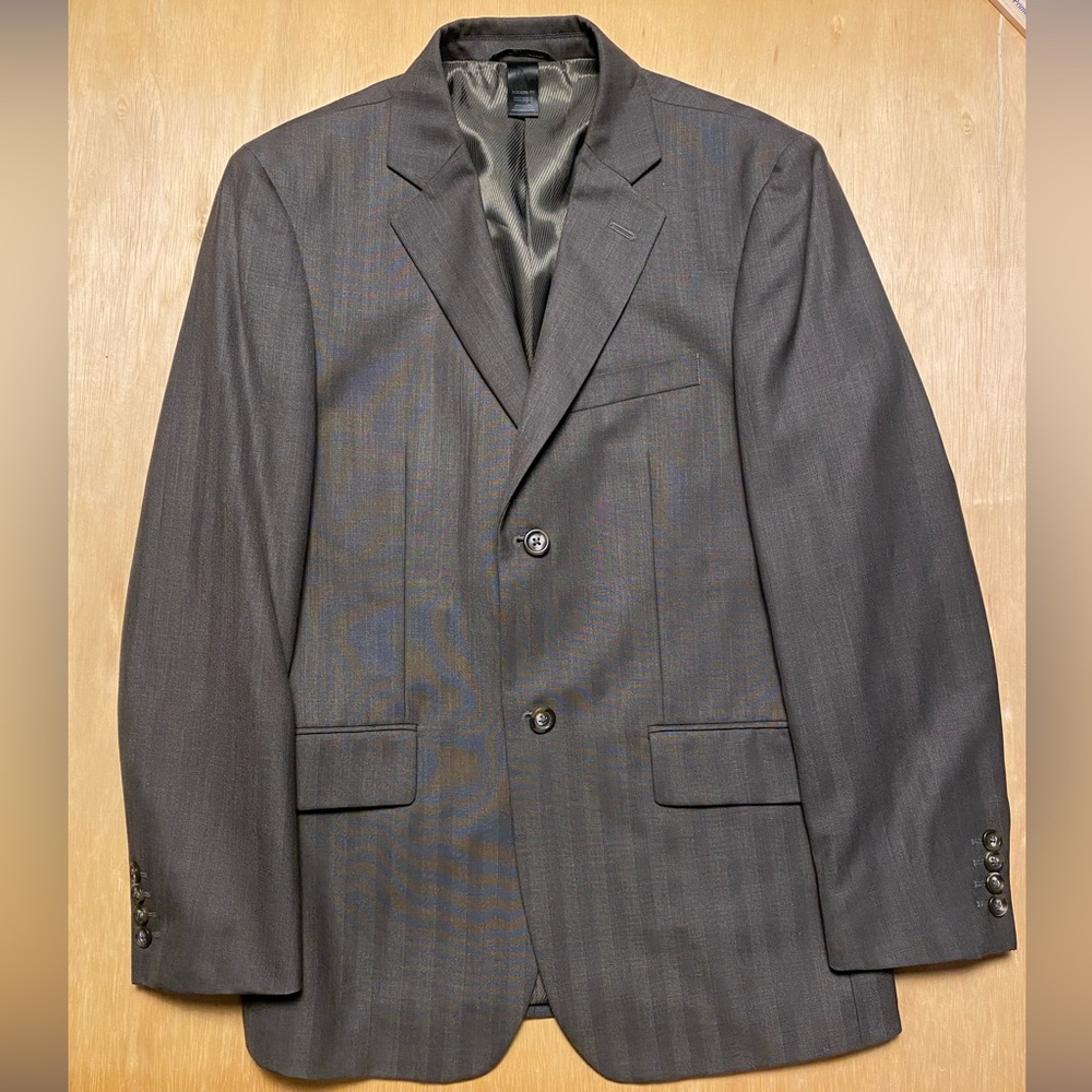 Claiborne Men’s Gray Suit Jacket Blazer 38S